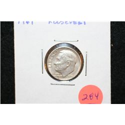 1961 Roosevelt Dime