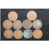 Image 1 : Indian Head Penny, various dates & conditions, lot of 10