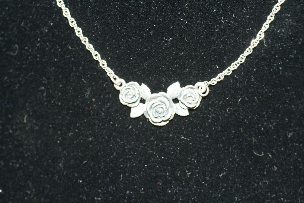 James Avery "Three Rose" Necklace