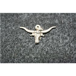 Longhorn Sterling Silver Charm