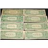 Image 2 : US Silver Certificate $1, various dates & conditions, lot of 8