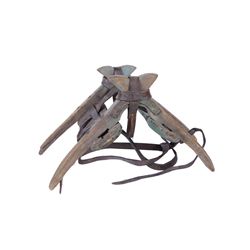 Mexican Green Primitive Wooden Saddle Tree