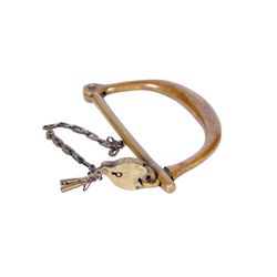 Brass Antique Bag Lock & Handle