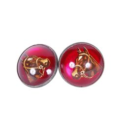 Glass Horsehead Rosettes