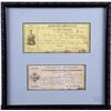 Image 1 : Framed Oregon & CA Railroad Immigrants Certificate