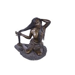 Bronze Entitled "Morning Ritual" by Jack Osmer