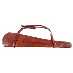 Gorgeous Floral Hand Tooled Rifle Scabbard