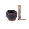 Image 2 : Blackware Small Pot with Maize Design - Unsigned