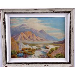Original Pastel of Joshua Tree by Hanley