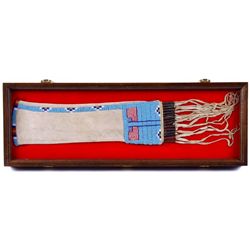 Sioux Indian Beaded American Flag Pipe Bag