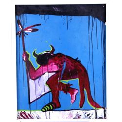 Original Acrylic on Paper by Jimmy Lee Brown