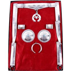 3 Fantastic Navajo Sterling Silver Bridles