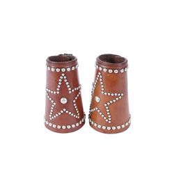 Brown Spotted Cowboy Cuffs
