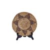 Image 1 : Papago Sunburst Basketry Meal Tray