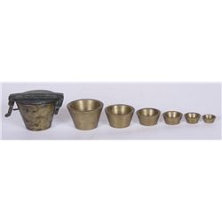 Assayers Heavy Bronze Balance Scale Unit Weights