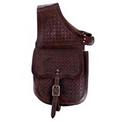 F.Eamor Hand Tooled Saddle Bags