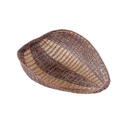 Large Striped 2-Tone Gathering Basket