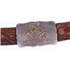 Image 2 : Sterling Buckle with Bronco Rider Design