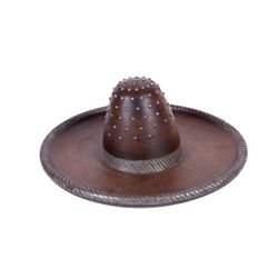 Antique Wooden Hat Display