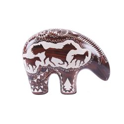 Large Navajo Bear Totem