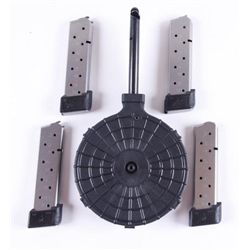 Lot of 5 Colt 1911 Hi-Cap Mags