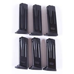 6 Magazines for H&K USP Compact 9mm