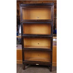 Lawyer Glass Front Stacked Bookcase