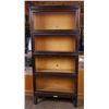 Image 1 : Lawyer Glass Front Stacked Bookcase