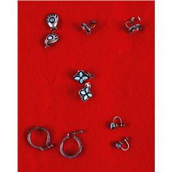 Lot of 5 Clip-on Earrings