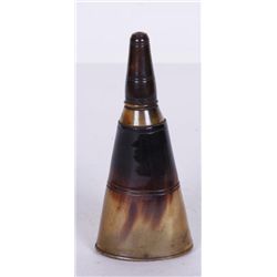 Late 18th to Early 19th Century Horn Musket Flask