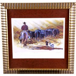 Print by Mike Mason "Days End" HC 1/1
