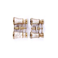 2 Small Pair of Mother-of-Pearl Opera Binoculars