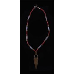 Navajo Glass Blown Trade Bead Necklace