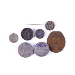 7 Piece Button & Pin Collection