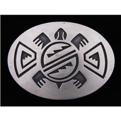 Hopi Turtle Design Belt Buckle