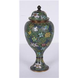 Vintage Chinese Cloisonne Vase/Urn