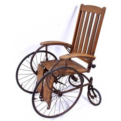 Antique Wooden Wheel Chair
