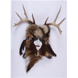 Native American Wall Hanging with Deer Antler