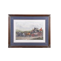 Mid 19th Century Hand Colored Print