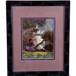 Print of Lady by Maxfield Perish