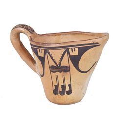 1930-50s Hand Painted Hopi Pitcher