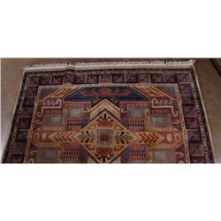 Wool Southwest Geometric Pattern Rug