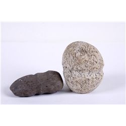 Lot of 2 Pre Historic Stones