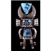 Image 1 : Large Kachina Ring with Turquoise Cabs