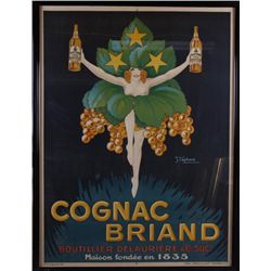 Original 1920-30s Art  "Cognac Briand"