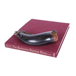Early Carved American Powder Horn