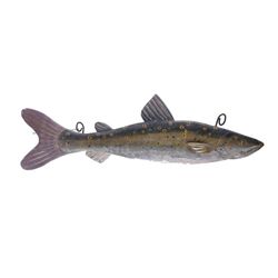 Wooden Carved Fish Wall Hanging