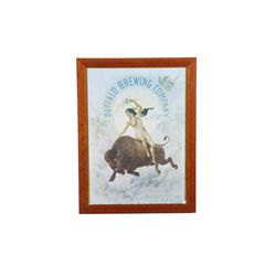 Framed "Buffalo Brewing Company" Poster