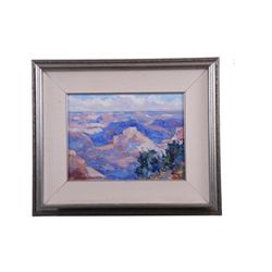 Original Oil Painting Entitled "Canyon Depths"