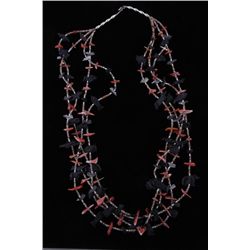 Native American Fetish 4 Strand Necklace